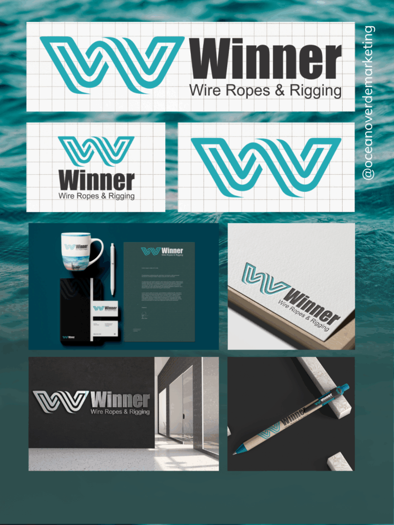 Criação de Logo Winner Roppes e Rigging Gyana